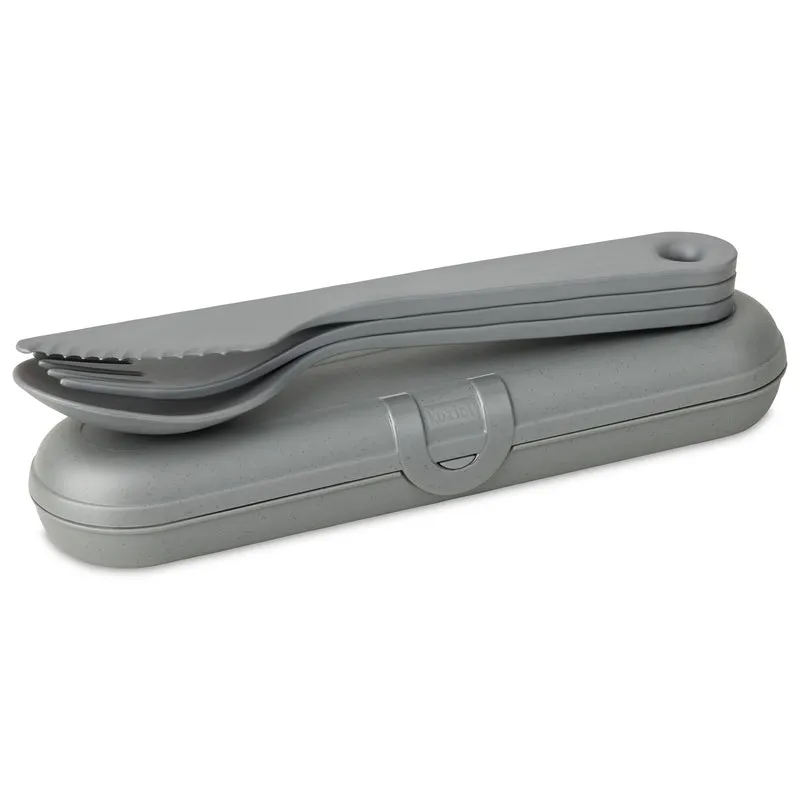 Besteck Etui + Besteckset 3 teilig TWIST READY