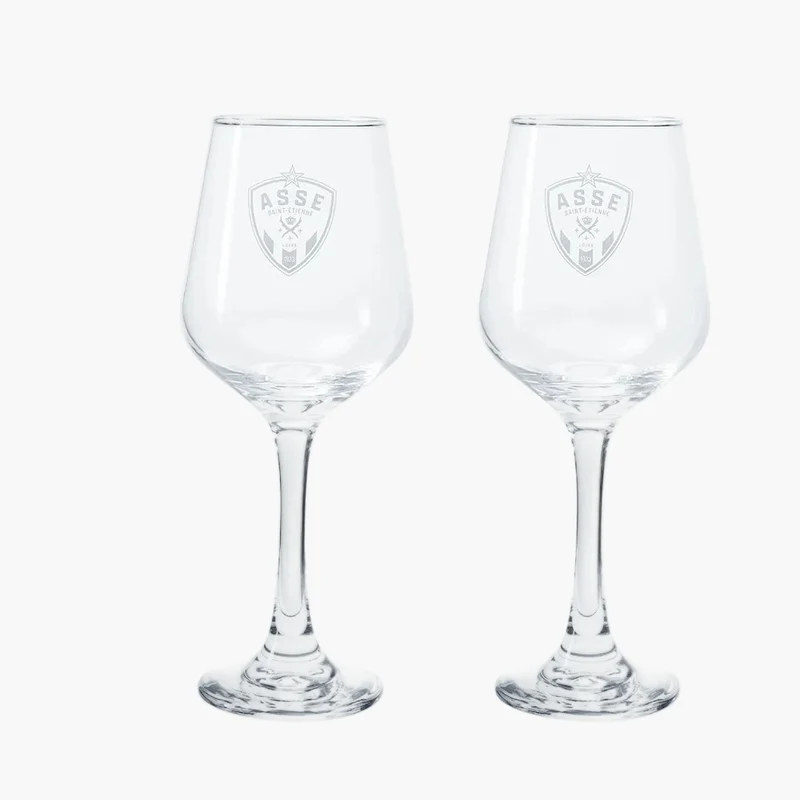 Lot de 2 verres à vin