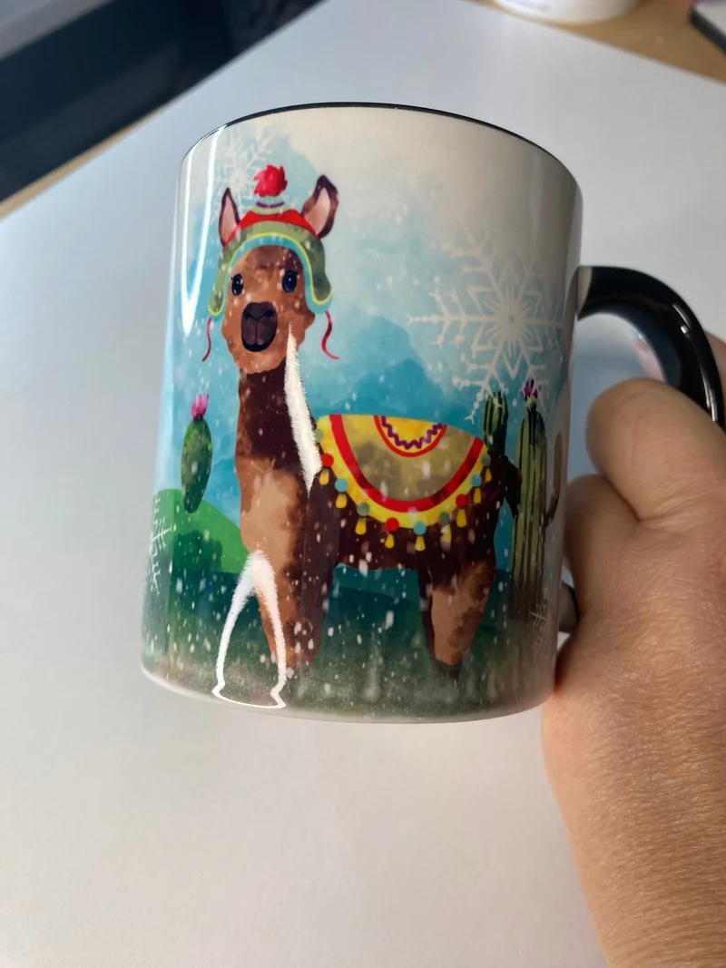 Tasse imparfaite: Alpaga des neiges