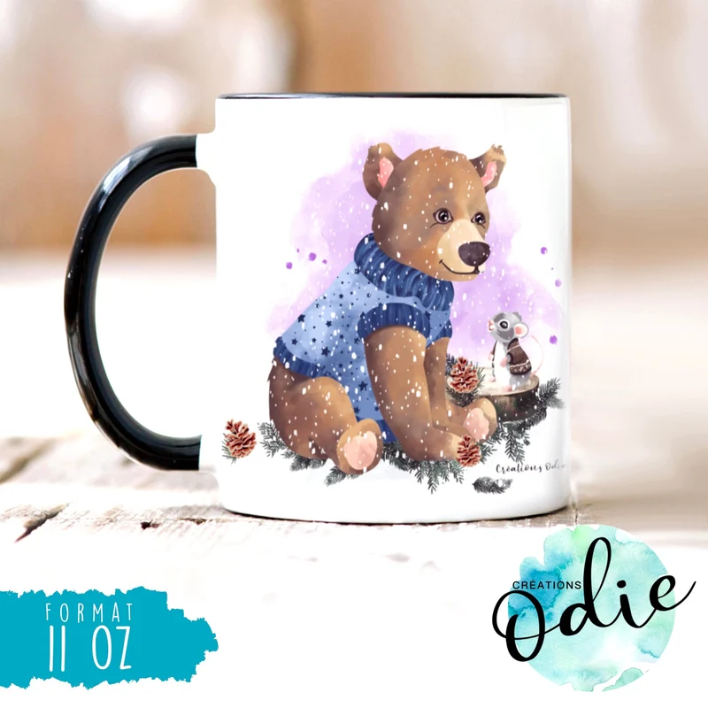 Tasse Ourson dans les bois