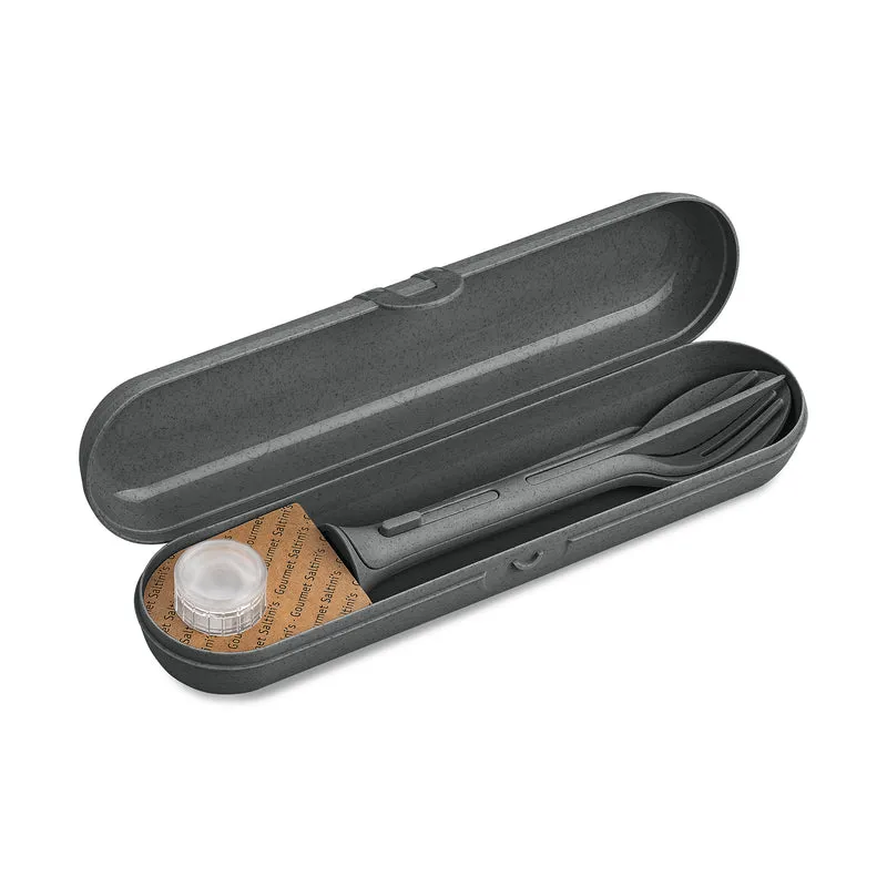 Besteck Etui m. Besteck KLIKK POCKET READY 3-teilig