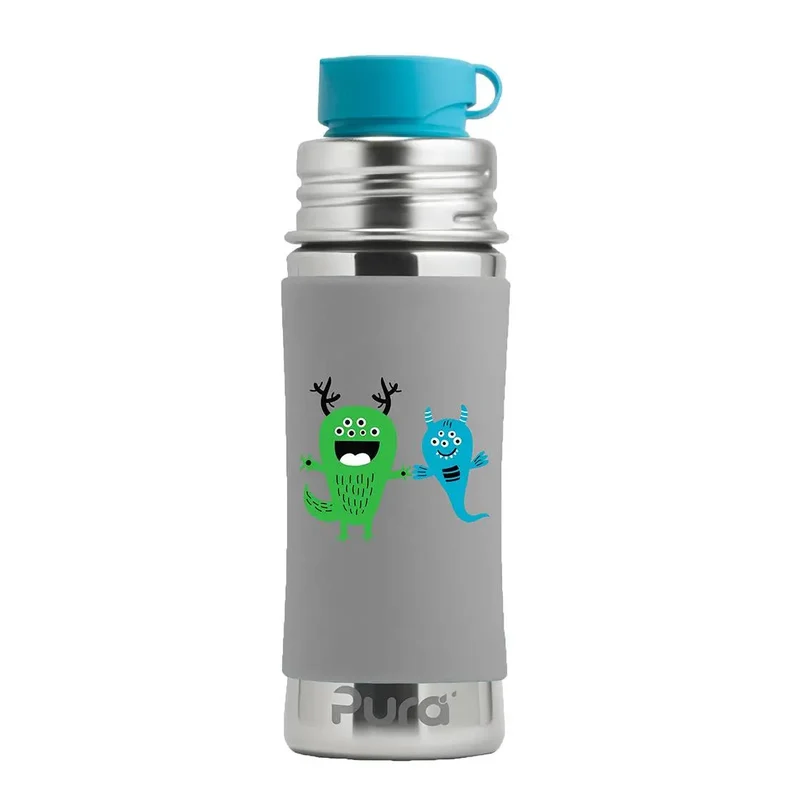 Gourde Sport Inox 325ml Pura - Monstres