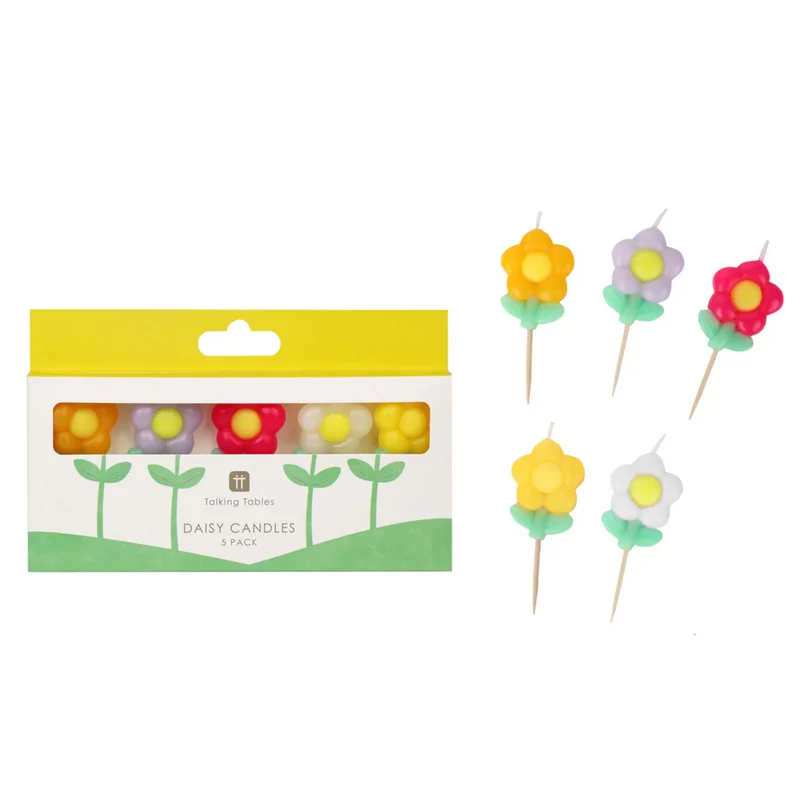 5 bougies anniversaire Daisy
