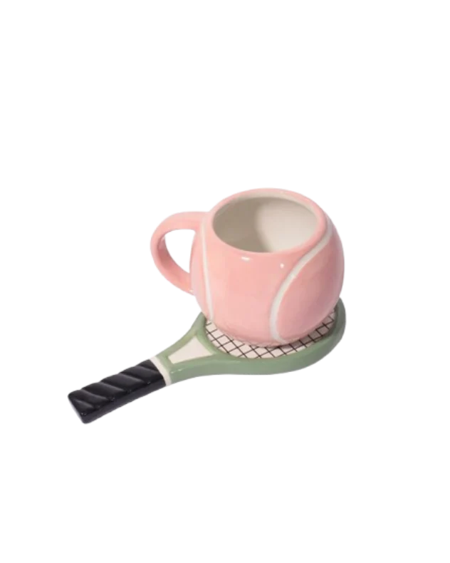 Tasse et soucoupe tennis