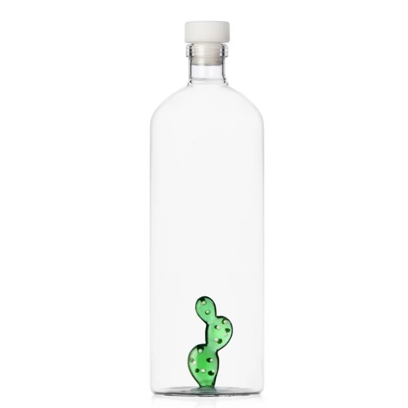 Ichendorf Bouteille - Cactus vert à pois blanc