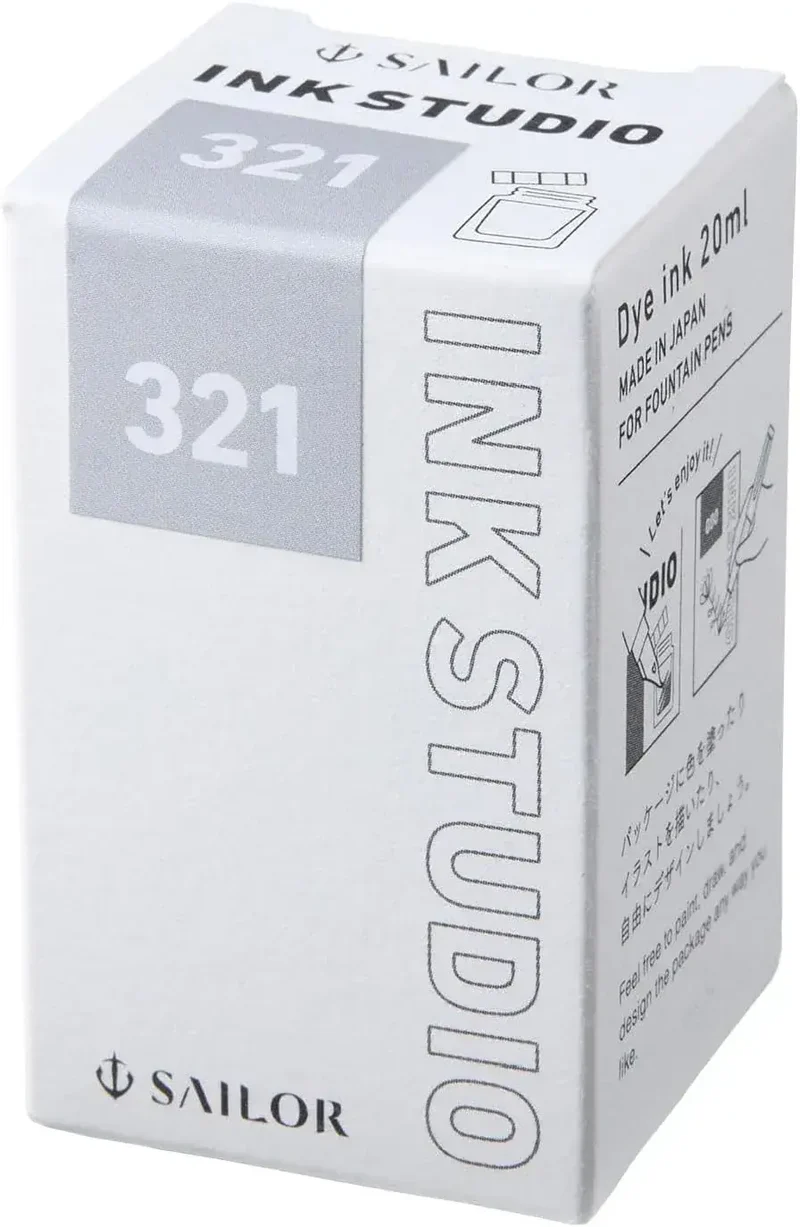 Sailor Pen Studio Gray Fountain Pen Ink 20 ml for Creative Periods