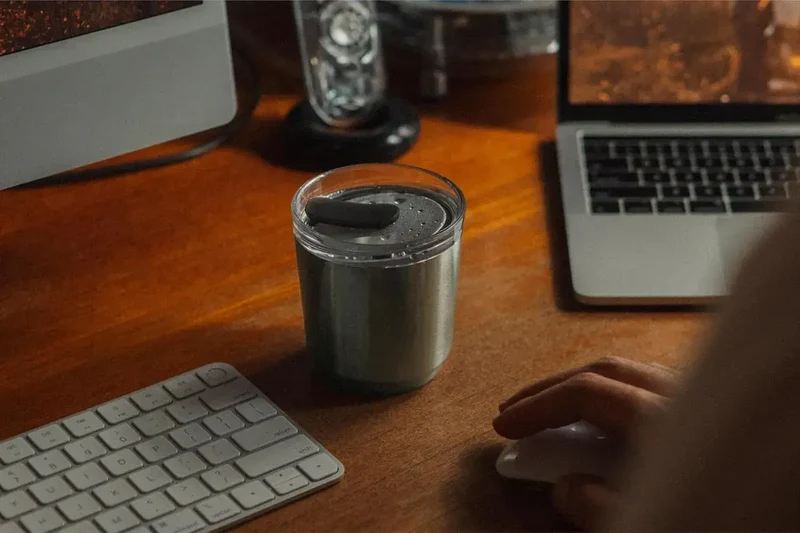 Kinto Stainless Steel Travel Tumbler 8.5 oz with Plug Included