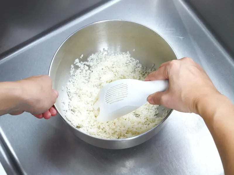 Marna Ultra Rice Washer with Draining Stock for Rice Cooker Tool