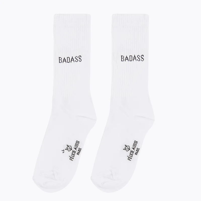Chaussettes - Badass 36/40 Blanc
