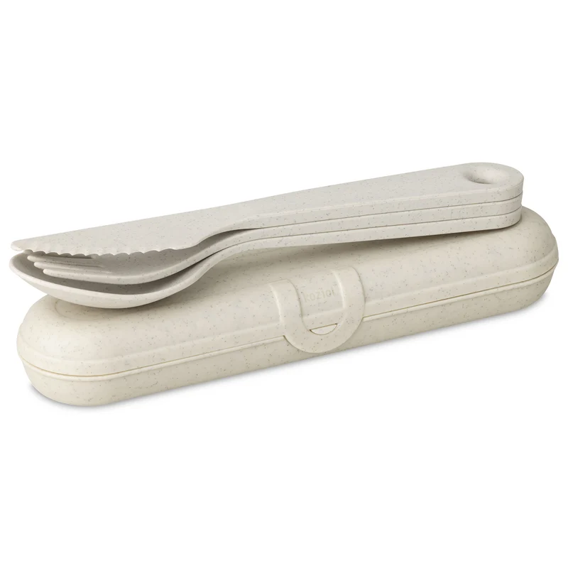 Besteck Etui + Besteckset 3 teilig TWIST READY