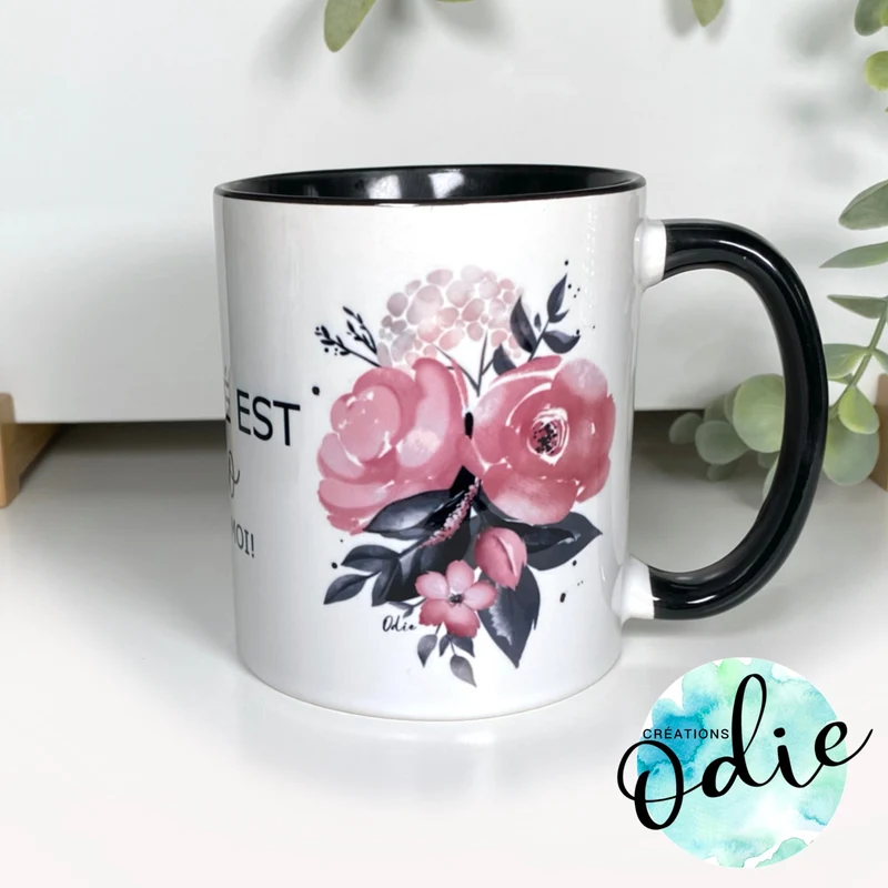 Tasse Mon café est accro à moi