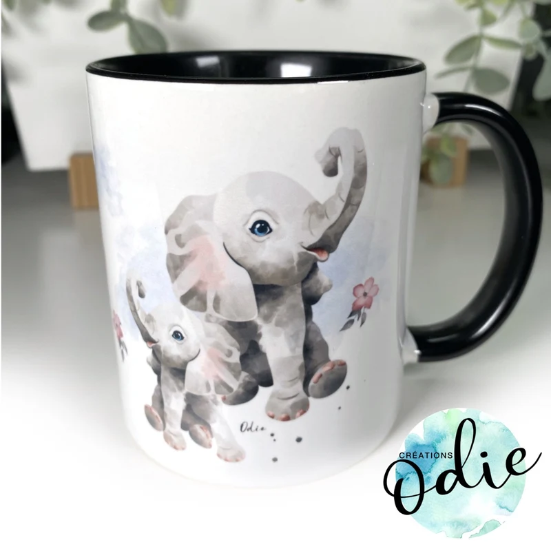 Tasse Éléphants