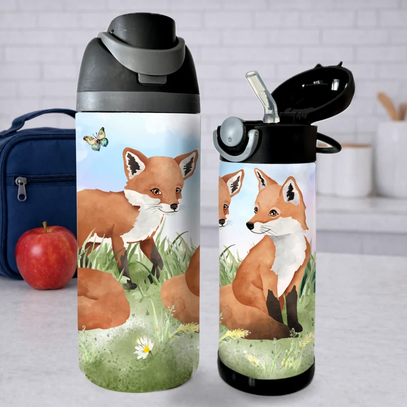Gourde thermos - Les 3 petits renards