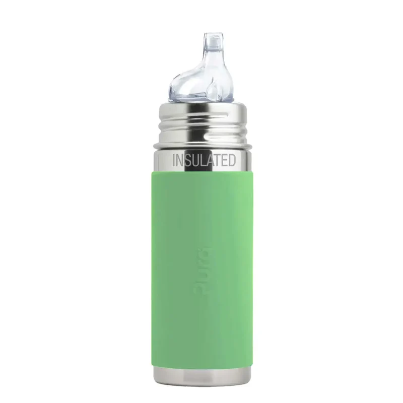 Gourde à bec Inox Isotherme 260ml Pura - Moss