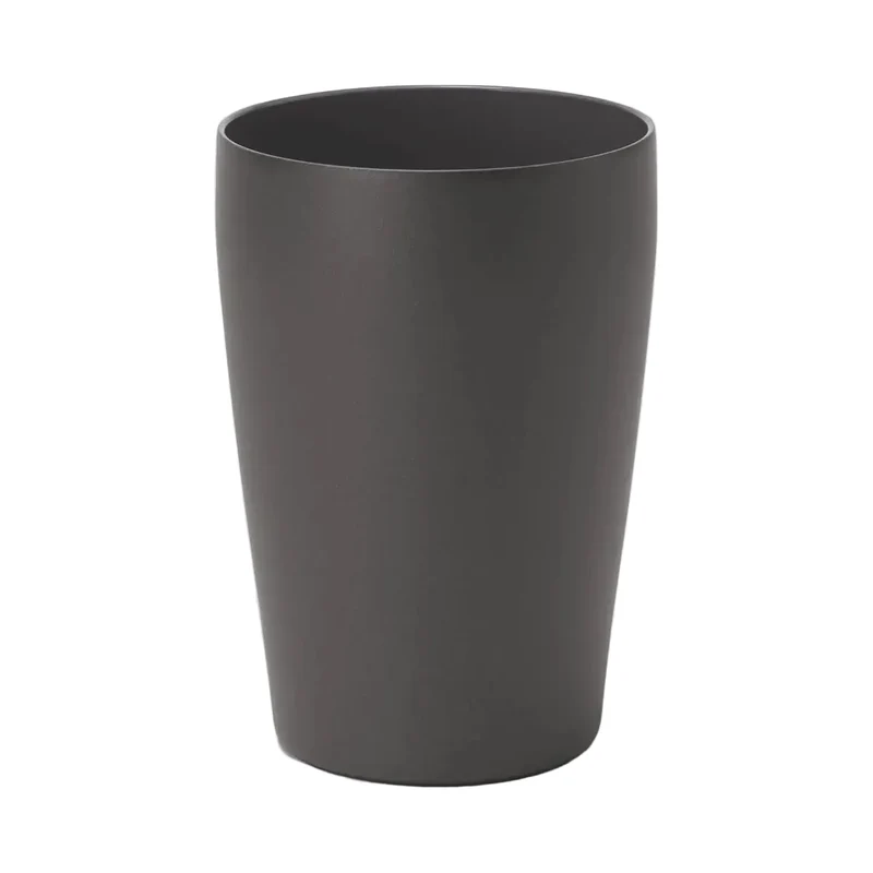 MUJI Vacuum Insulated Steel Drink Tumbler, 450 ml, Charcoal Gray