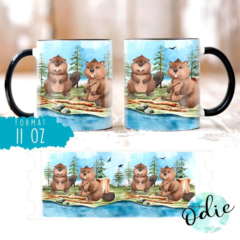 Tasse Les petits castors