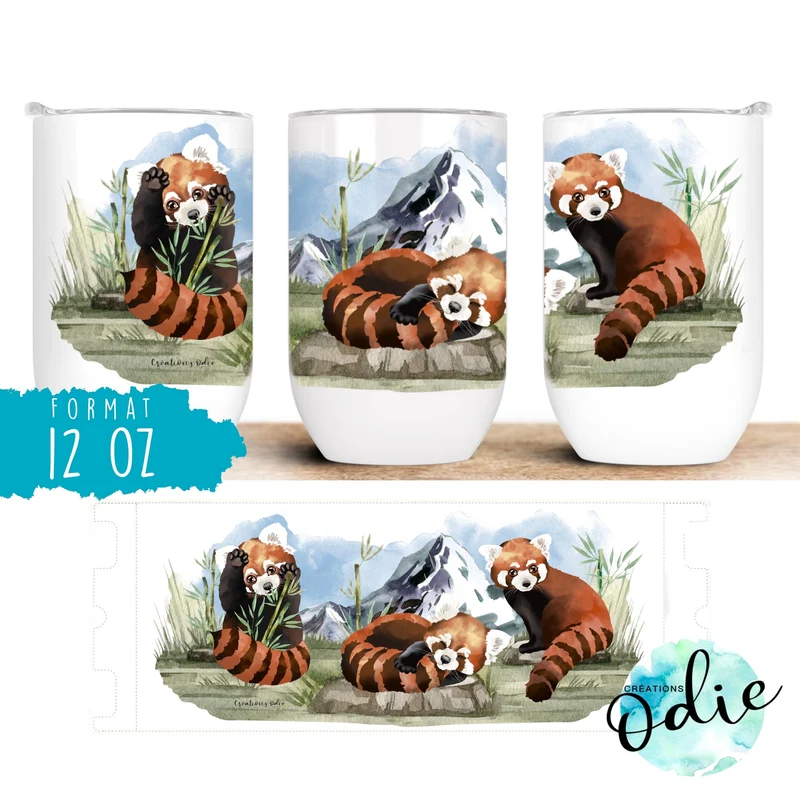 Verre isotherme - Panda Roux