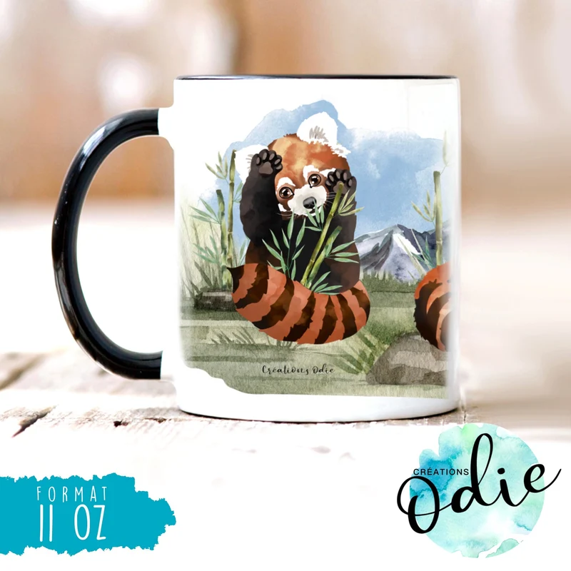 Tasse Petits pandas roux