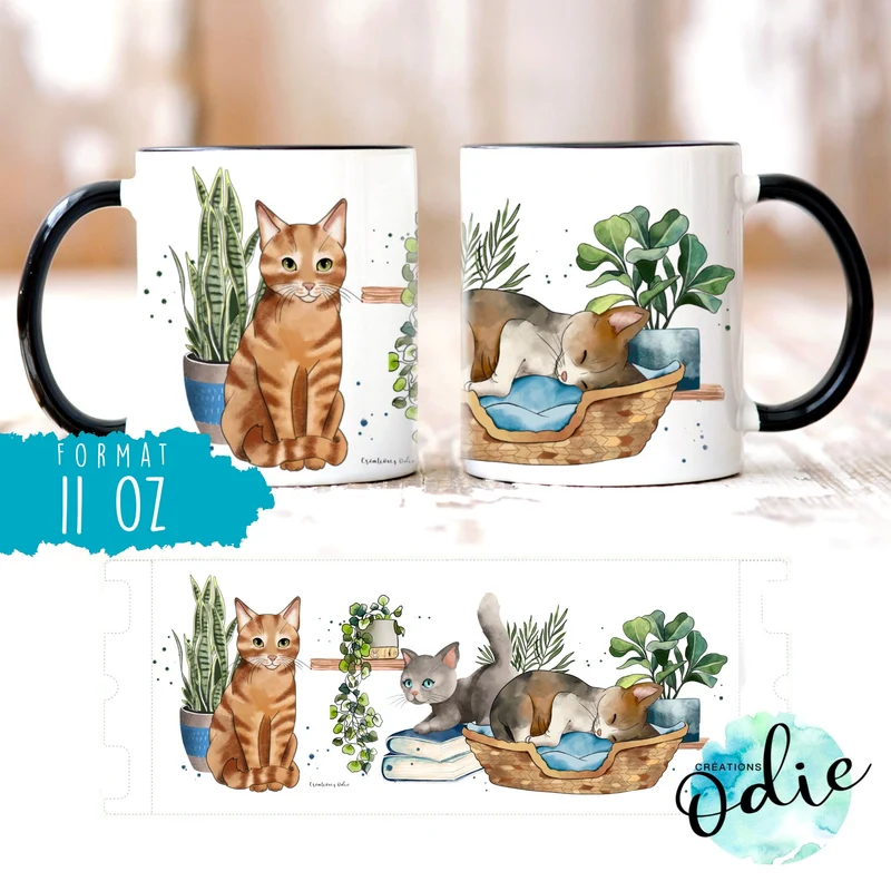 Tasse Les amis chatons