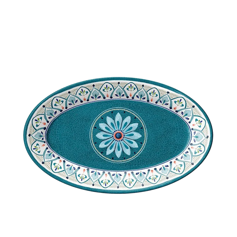 Plateau ovale mélamine 36 cm - Rabat