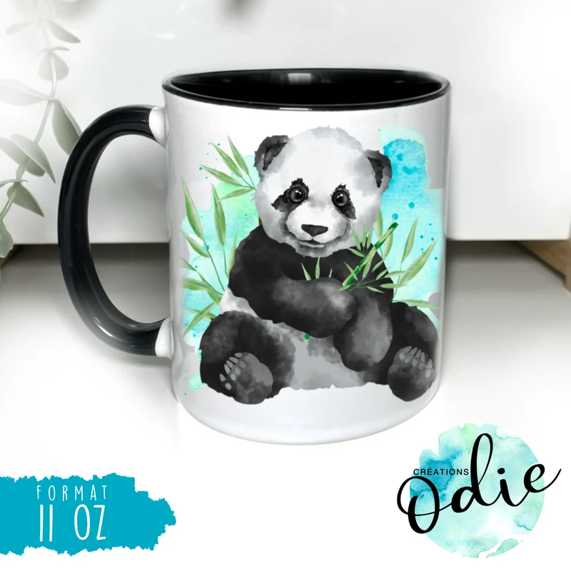 Tasse Panda aqua