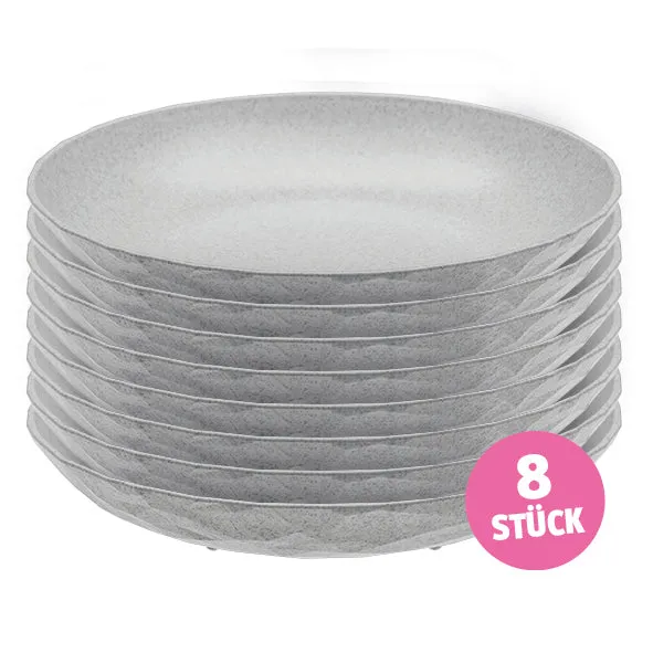 Tiefer Teller CLUB PLATE 220mm 8er Set