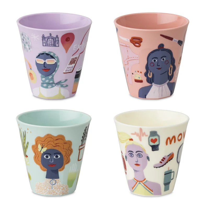 Becher-Set NORA CUP M SISTERS 4er-SET