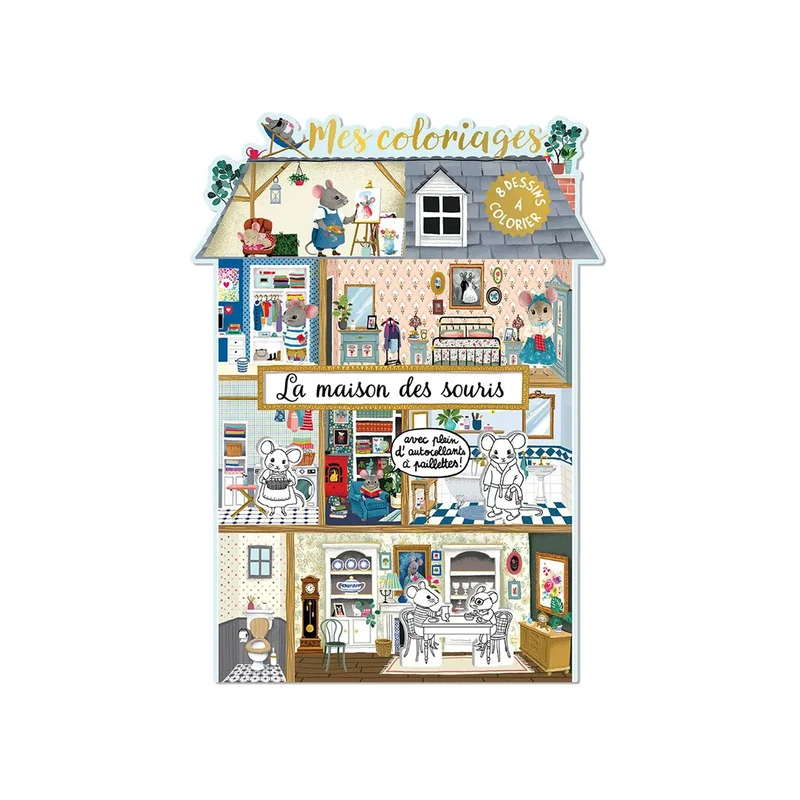 Set de coloriage - Maison des souris