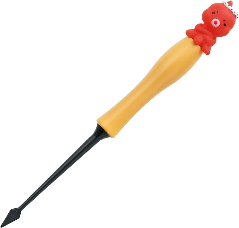 KAI Japan Reusable Takoyaki Diamond Shape Pick DH8147 - Brown (205mm)