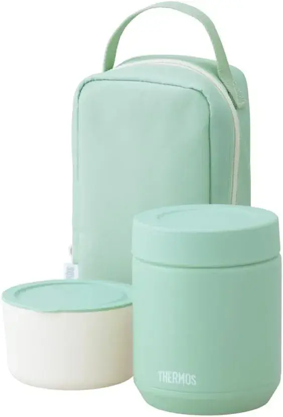 THERMOS Vacuum Insulated Soup Jar and Container Set 550 ml Mint Green