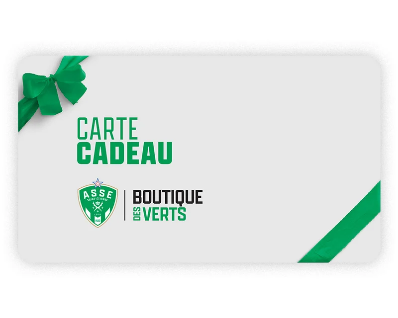 Carte Cadeau Boutique des Verts