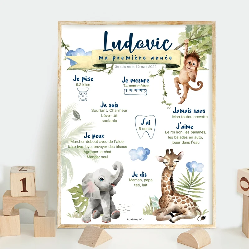 Affiche Ma première année - La jungle
