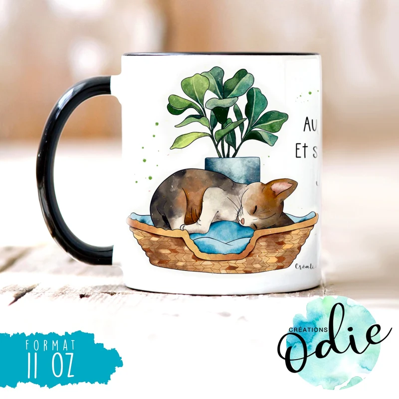 Tasse Chaton au repos