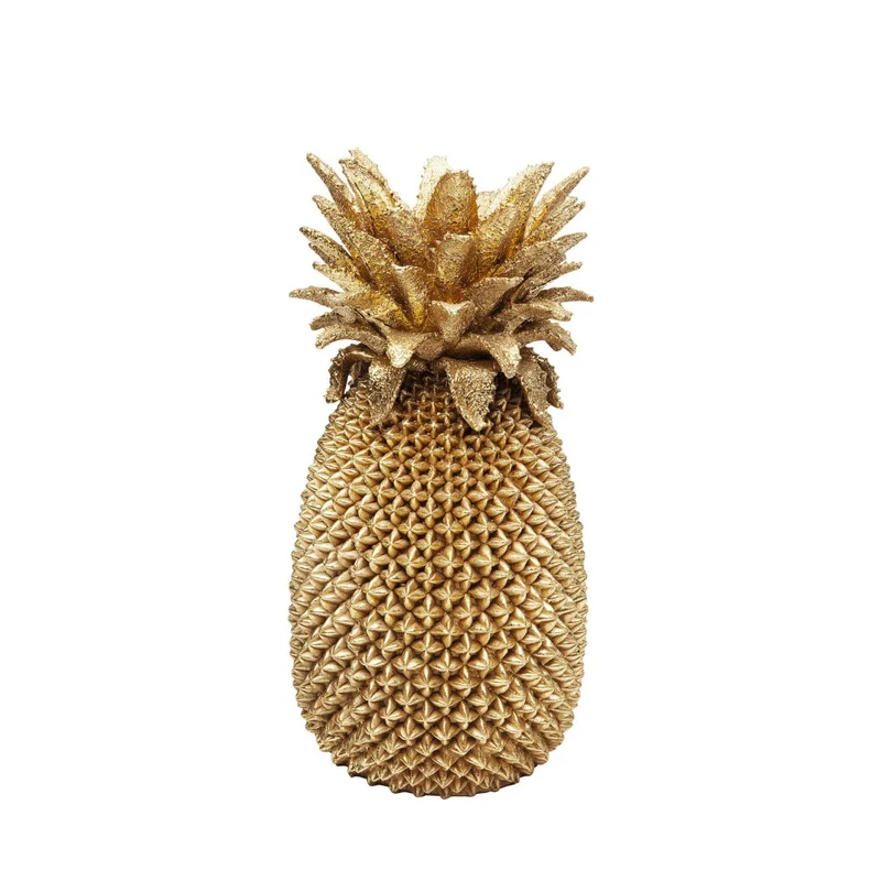 Vase Ananas h.50 cm doré