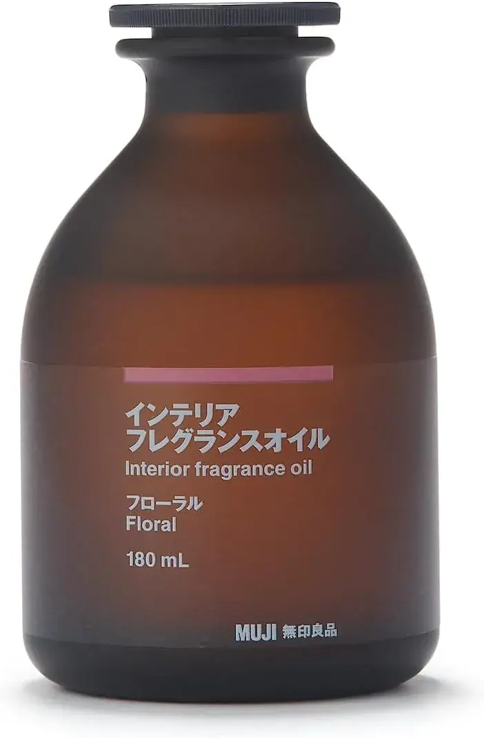 MUJI Interior Fragrance Oil 180 ml Floral Rose Lavender Diffuser