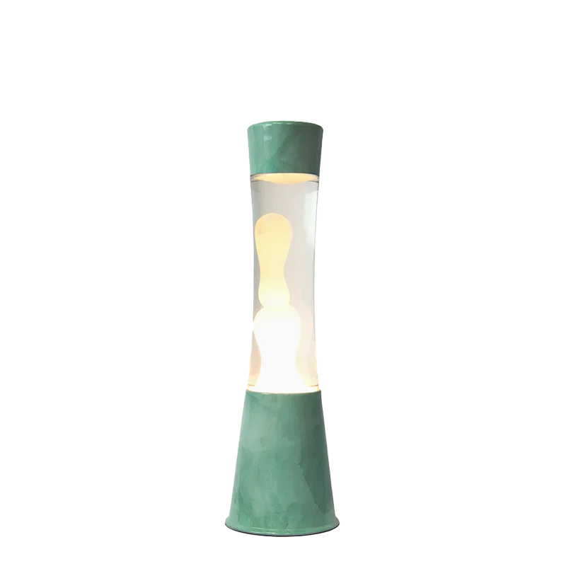 Lava Lampe H.40cm - menthe & jade