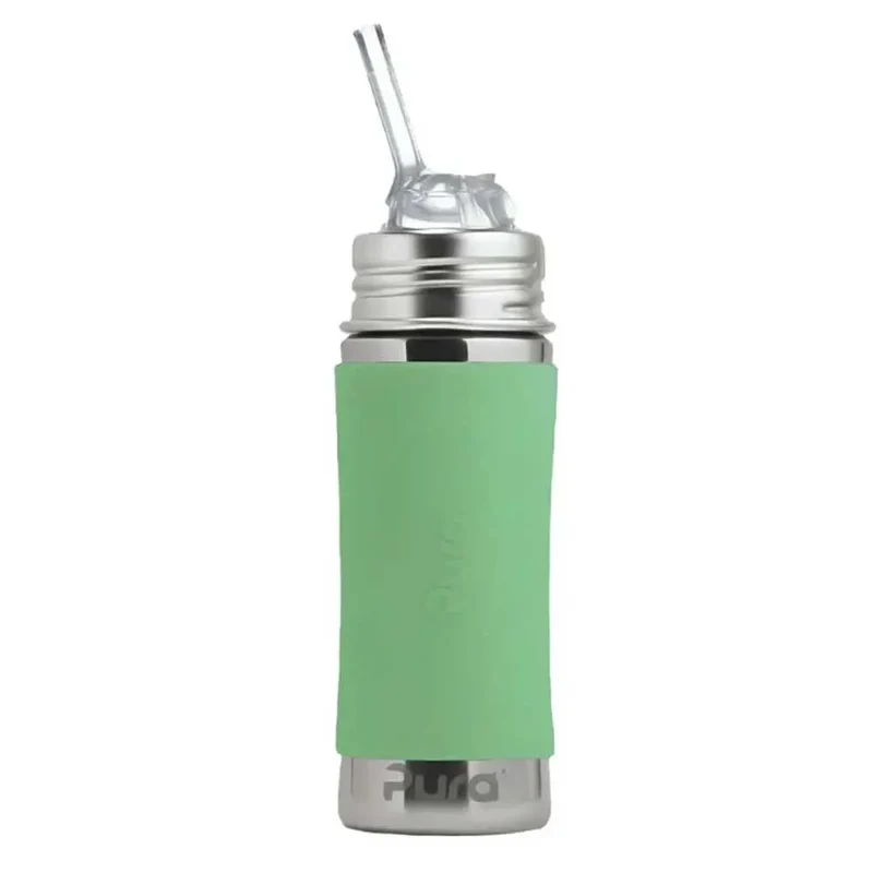 Gourde à paille Free Inox 325ml Pura - Moss