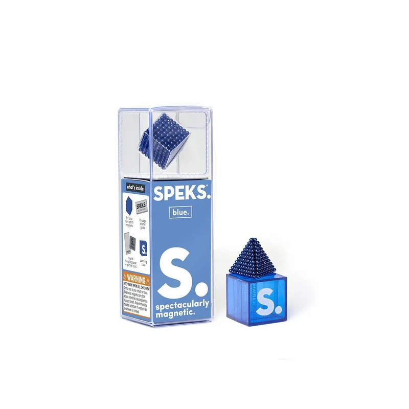 Jeu billes magnétiques Speks - Bleu foncé