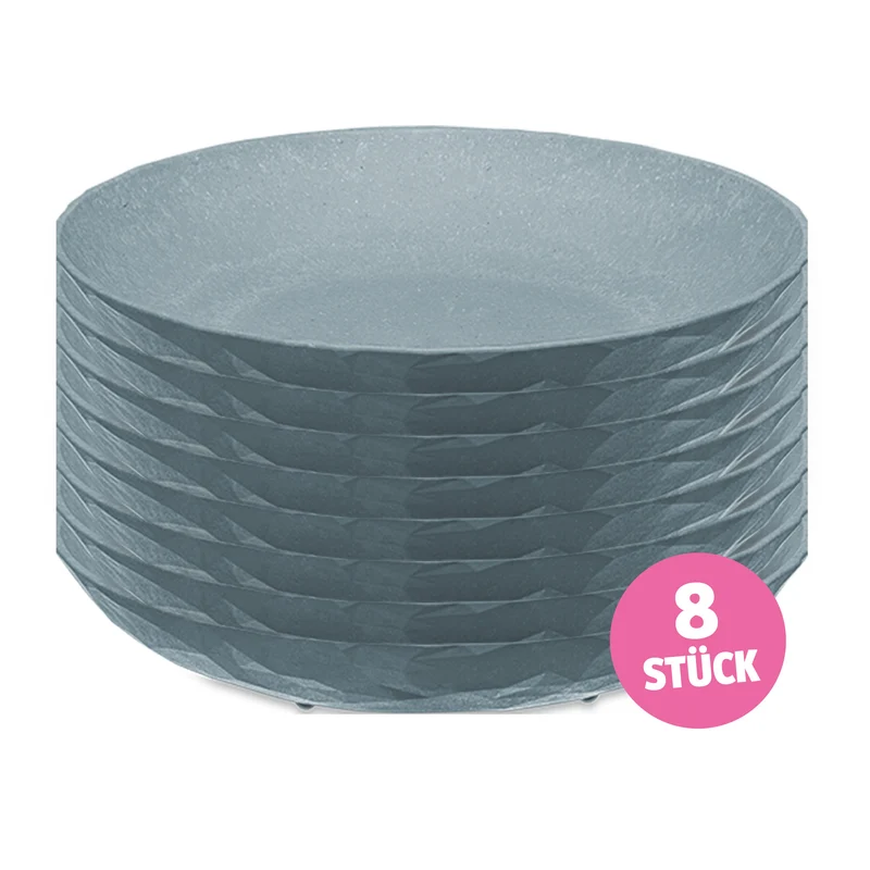 Tiefer Teller CLUB PLATE 220mm 8er-Set