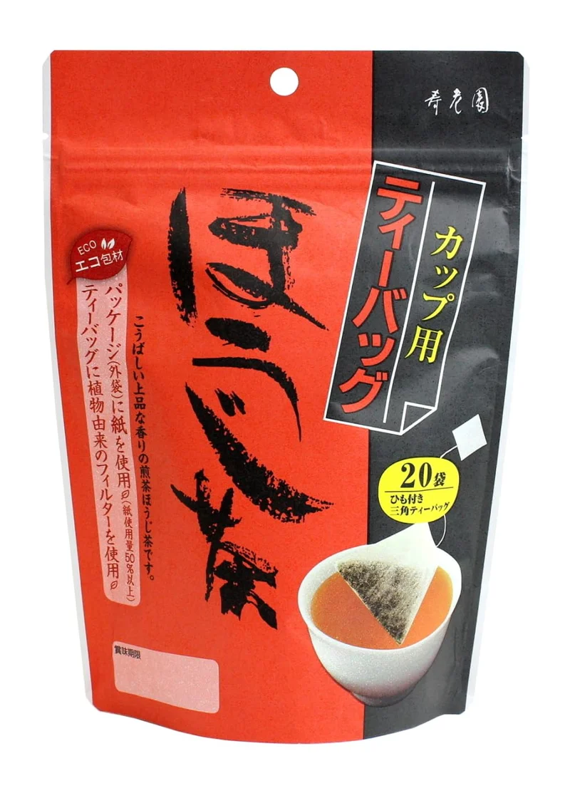 Shoulaoyuan Juroen Hojicha Green Tea Bags 30g - Authentic Japanese Flavor