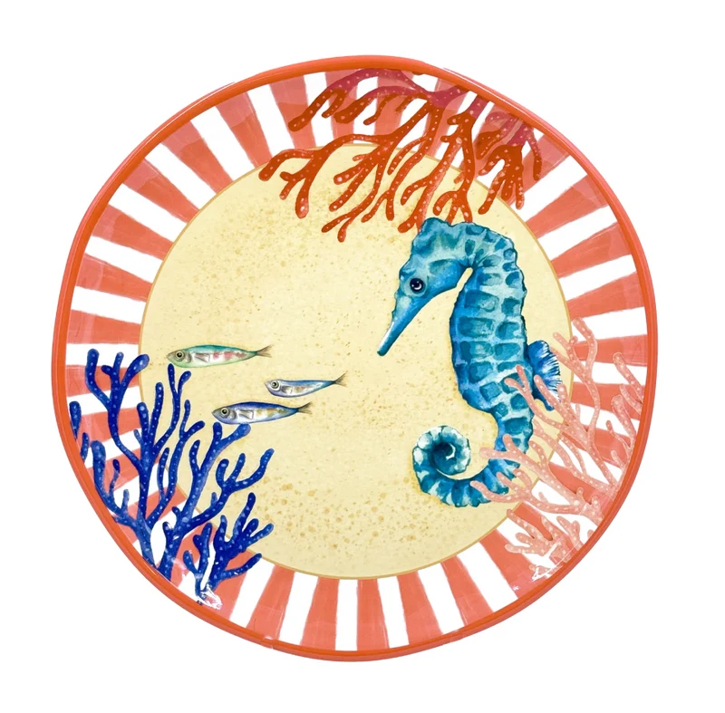 Plat rond mélamine - Litorale