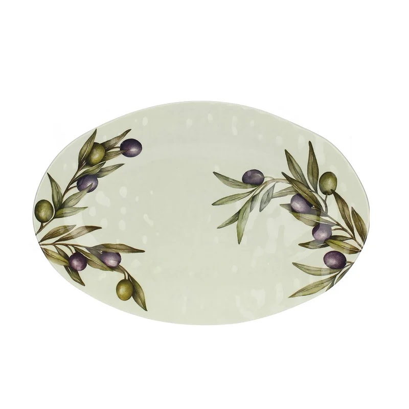 Plat ovale mélamine 45 cm - Olyvia