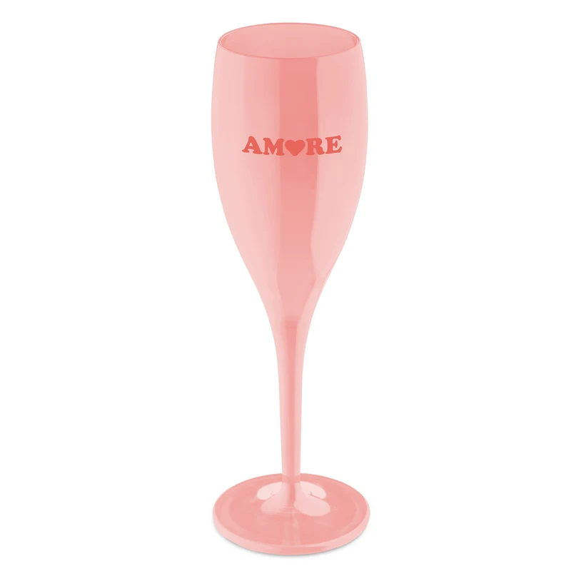 Glas mit Druck CHEERS No. 1 AMORE