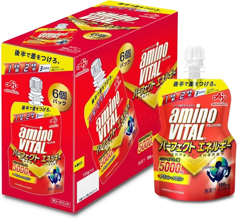 Amino Vital Jelly Amino Acid Drink 130g Pouch Nutritional Fuel