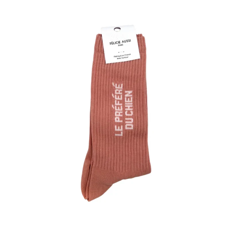Chaussettes Felicie aussi - Le préféré du chien 40/45 nude