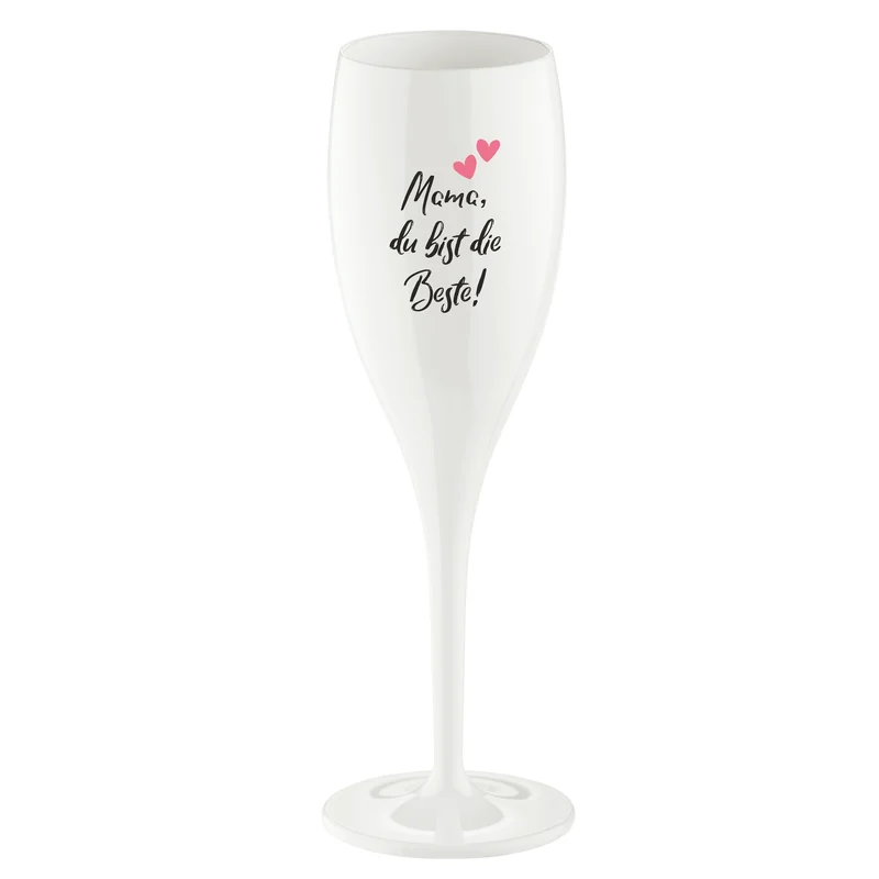 Sektglas mit Druck CHEERS No. 1 MAMA DU BIST DIE BESTE