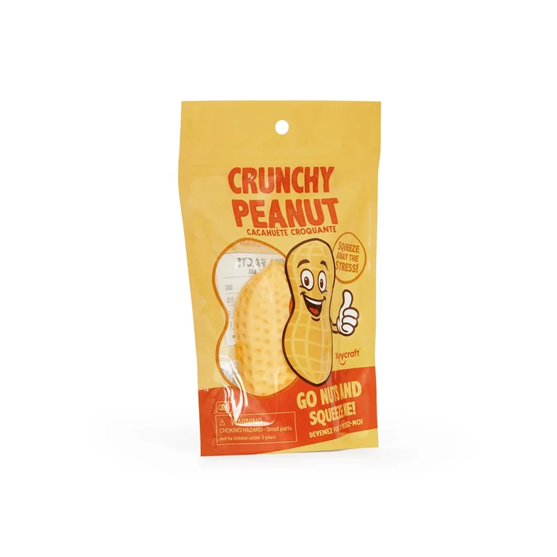 Squishy Cacahuète Crunchy, jouet anti-stress