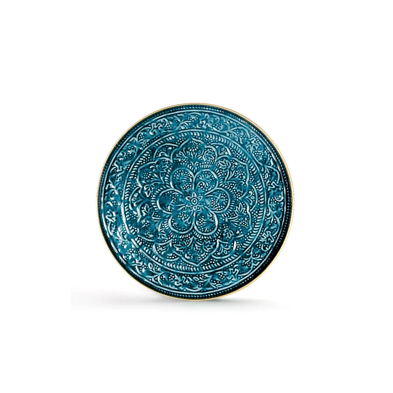 Plateau Berbère Ø 35 cm - ardoise
