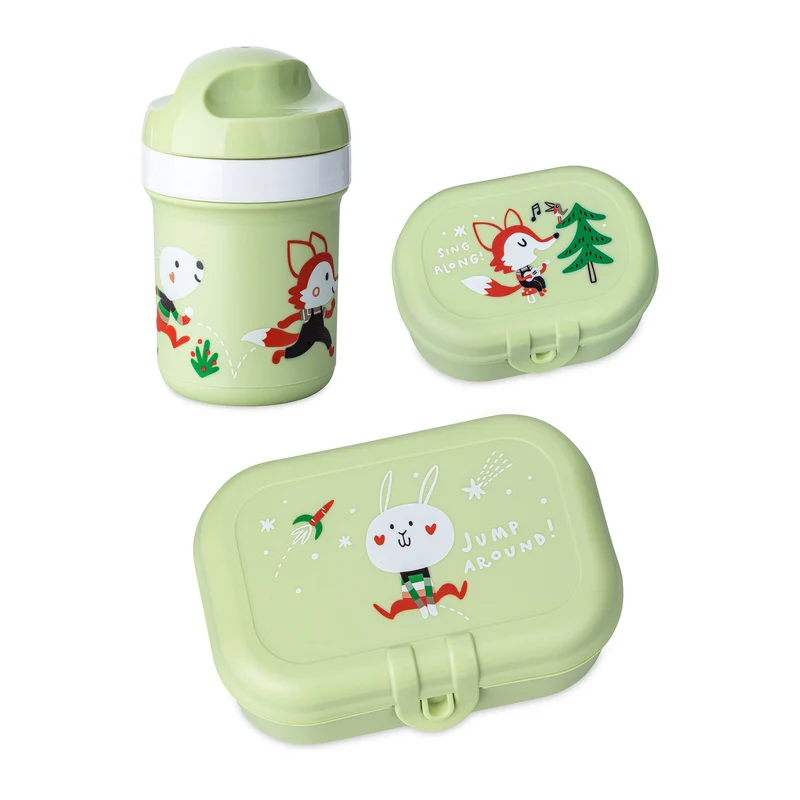 Lunchbox-Set + Trinkflasche HOP ON TO GO