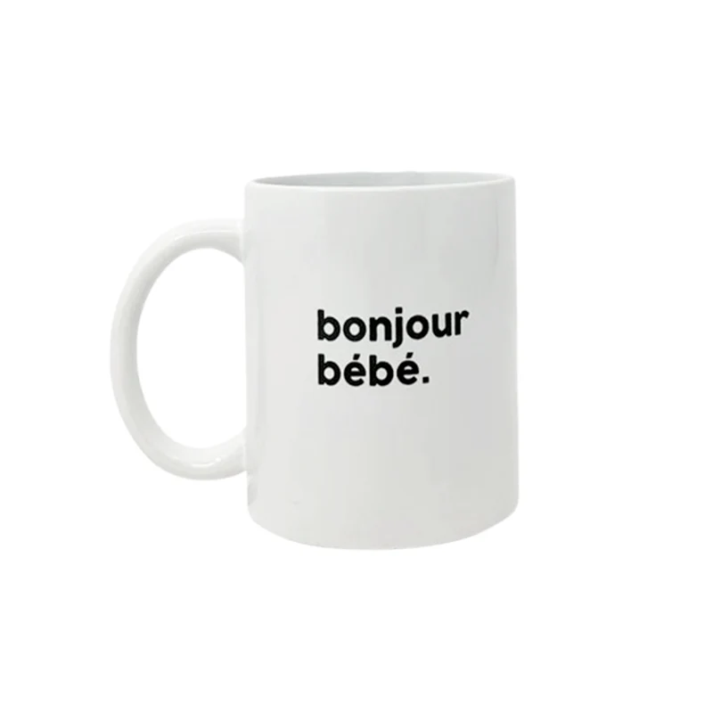 Félicie Aussi Mug Message - Bonjour bébé
